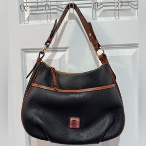 Dooney and Bourke Pebbled Leather Hobo Shoulder Bag - GUC